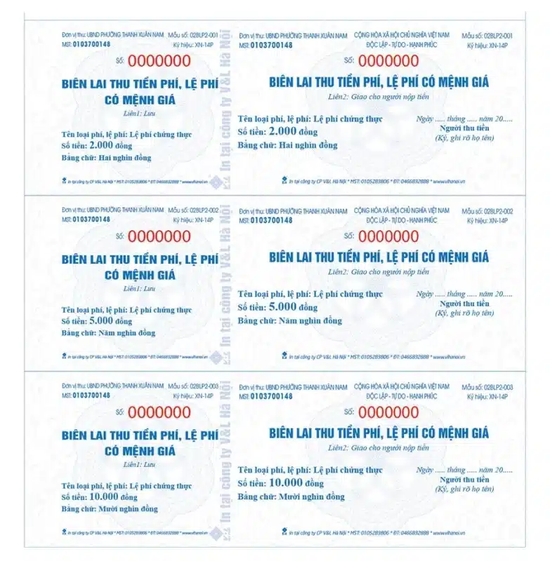 Biên lai điện tử VNPT eReceipt