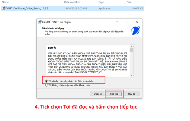Buoc 4 cai phan mem VNPT CA Plugin