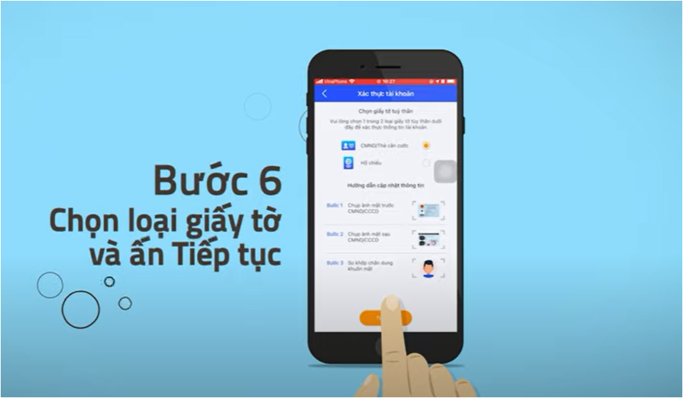 Hướng dẫn cập nhật thông tin thuê bao VinaPhone trên app My VNPT cap nhat thong tin thue bao vinaphone tren app 5
