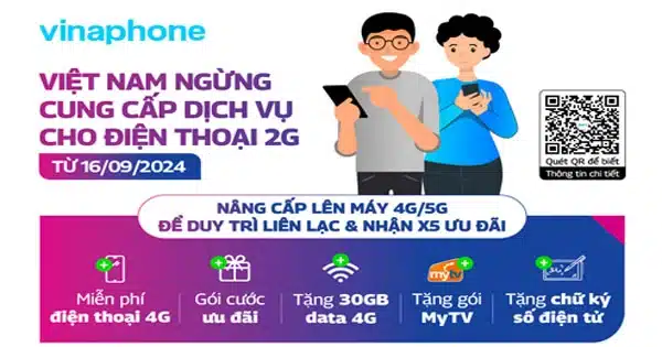 vinaphone danh uu dai cho thue bao 2g