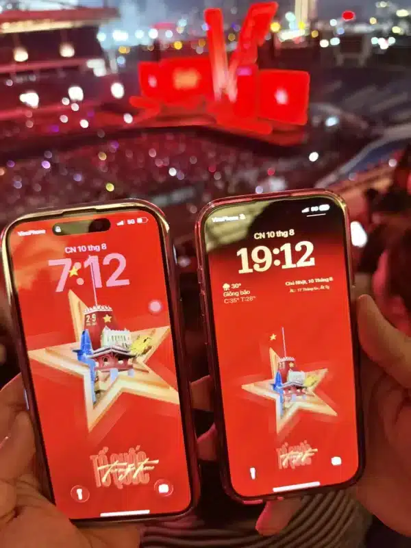 Chat luong song di dong VinaPhone 5G tai su kien To quoc trong tim